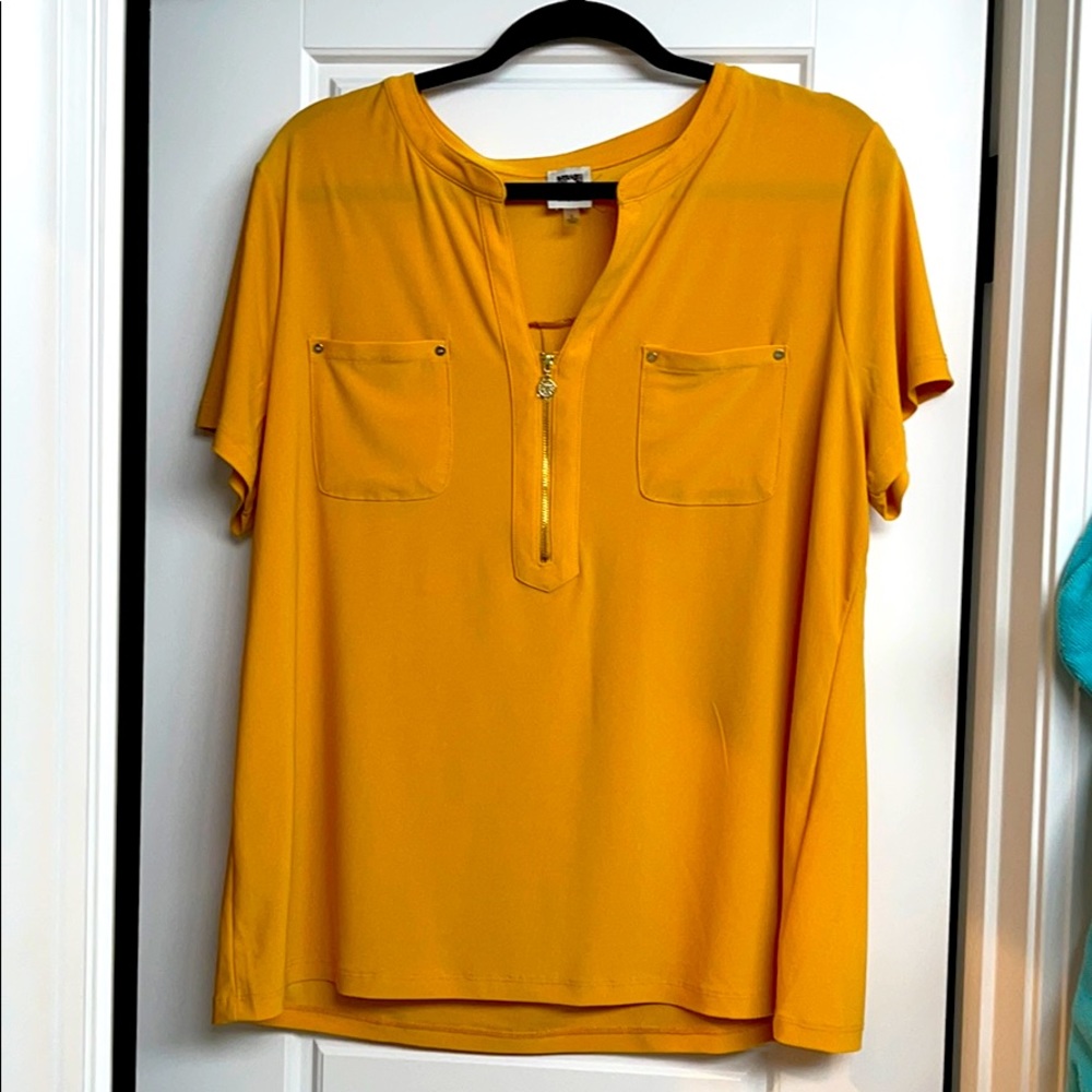 Yellow blouse